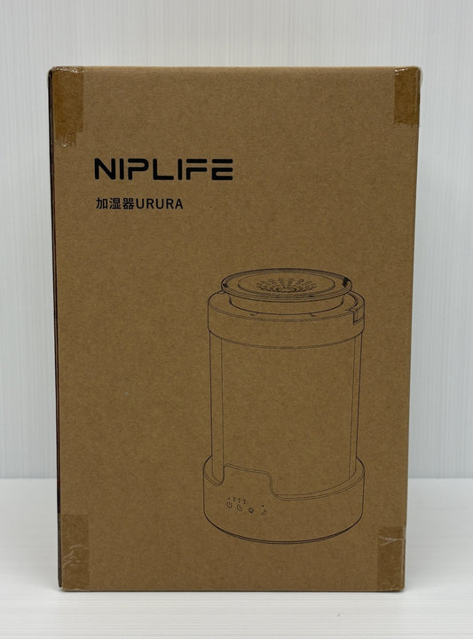 送料無料 未開封！NIPLIFE スチーム式加湿器「URURA(ウルラ)」 NL-UR25W囗T巛