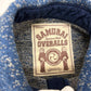 サムライジーンズ SJS16-S01 インディゴランダムジャガードシャツ サイズS 半袖シャツ SAMURAI JEANS