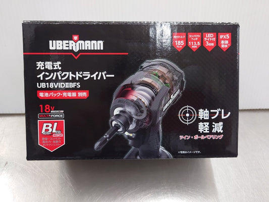 コメリ　ウーバマン　UBERMANN　18V充電式インパクトドライバー　UB18VIDⅡBFS　未使用品　囗T巛