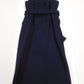 タグ付！SACRA サクラ ベルテッドワンピース 118504041 ネイビー size:38囗T巛
