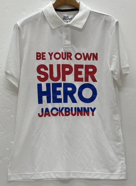 ※送料無料※ Jack Bunny!! by PEARLY GATES パーリーゲイツ メンズ  ゴルフウェア 半袖ポロシャツ 表記サイズ6 タグ付き 囗G