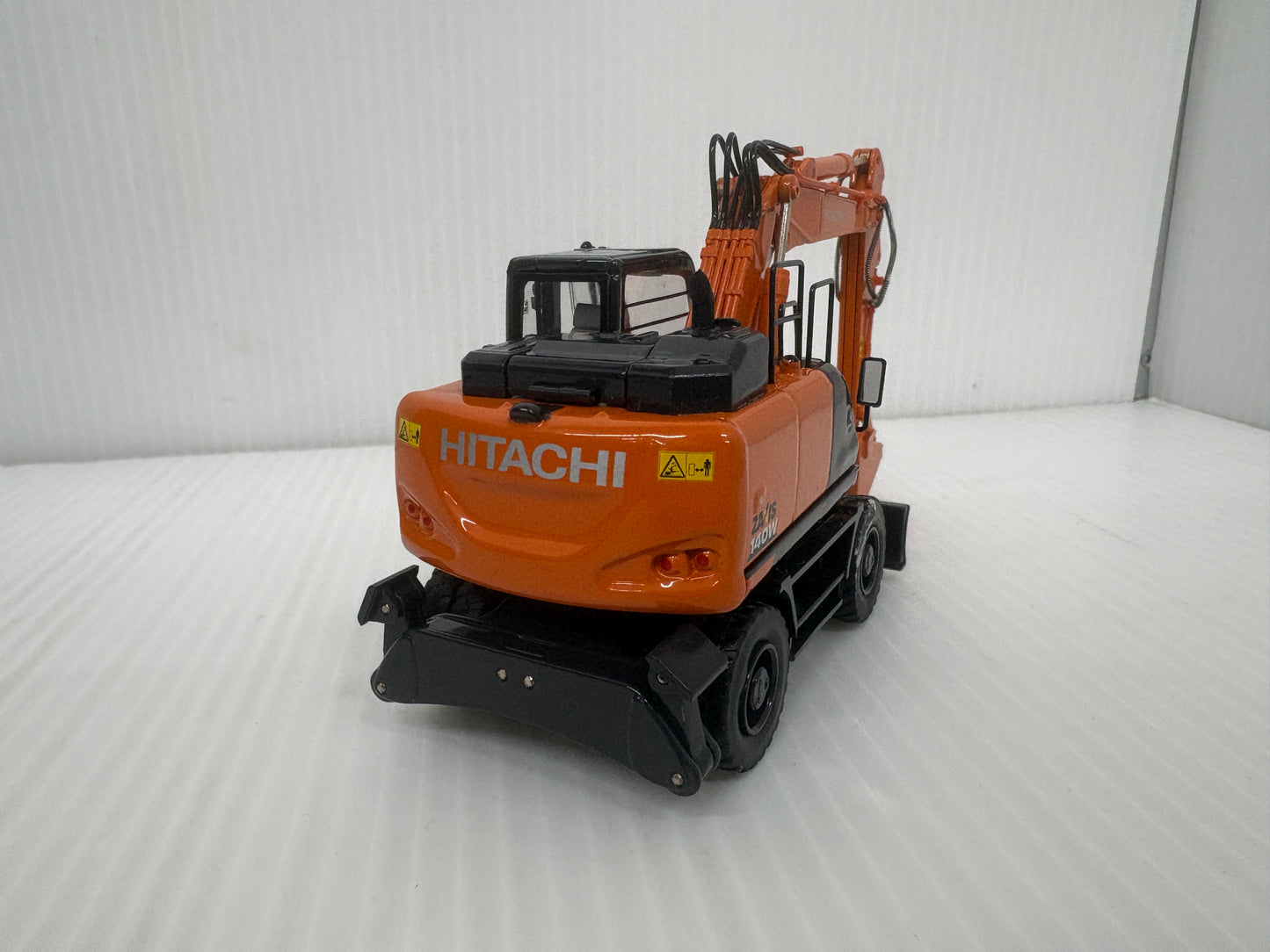 HITACHI ZX140W-6 ZAXIS140W 1/50 日立建機 ホイール式油圧ショベル ダイキャストモデル 箱付 建機ミニカー