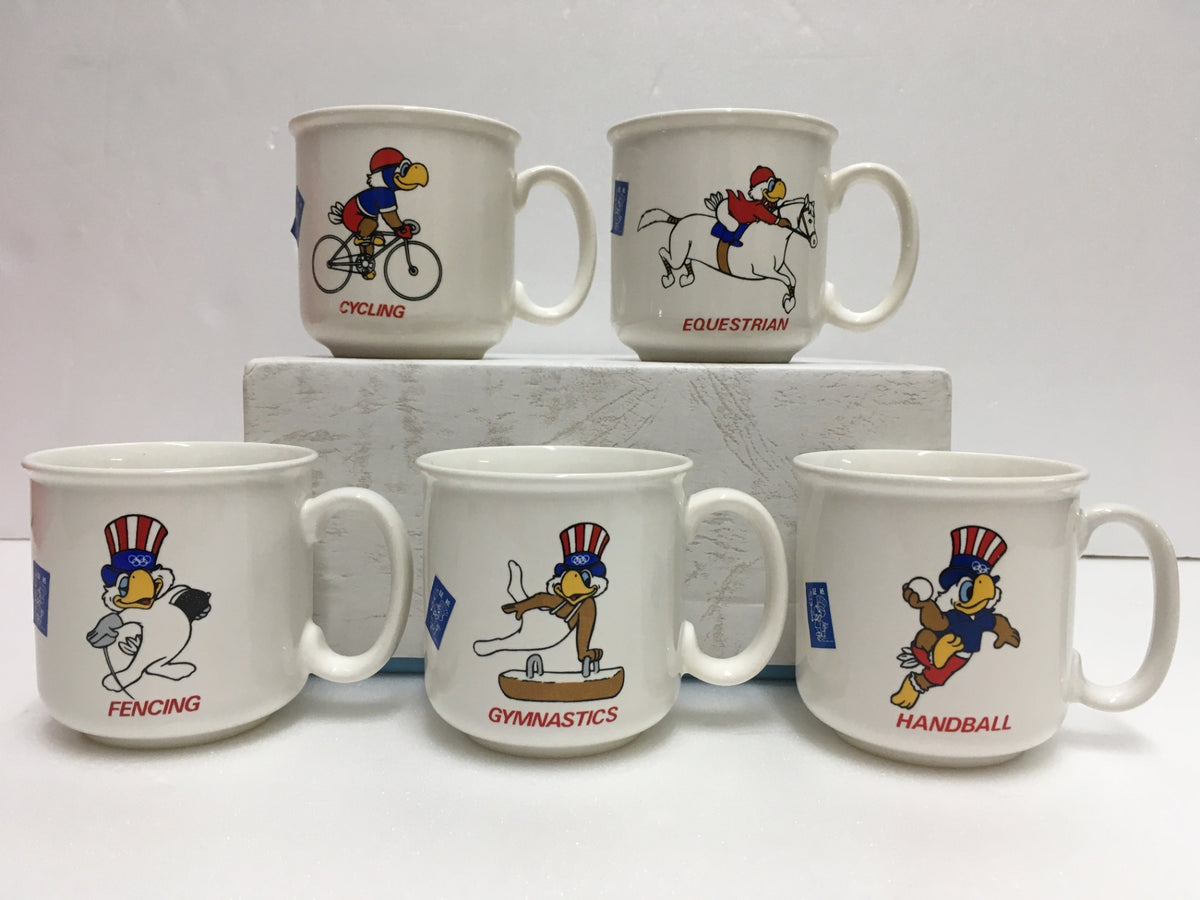 ※送料無料※ 1984 ロス五輪 マクドナルド マグカップ イーグルサム ロサンゼルス オリンピック 25個セット 長期保管 囗G