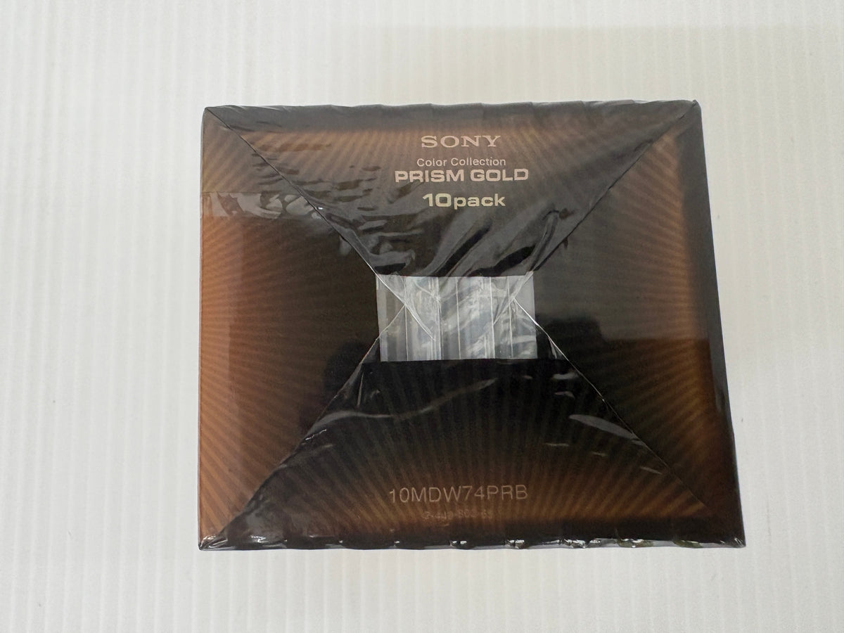 未開封 SONY MD PRISM GOLD 74分 10枚パック 10MDW74PRB 日本製 ミニディスク