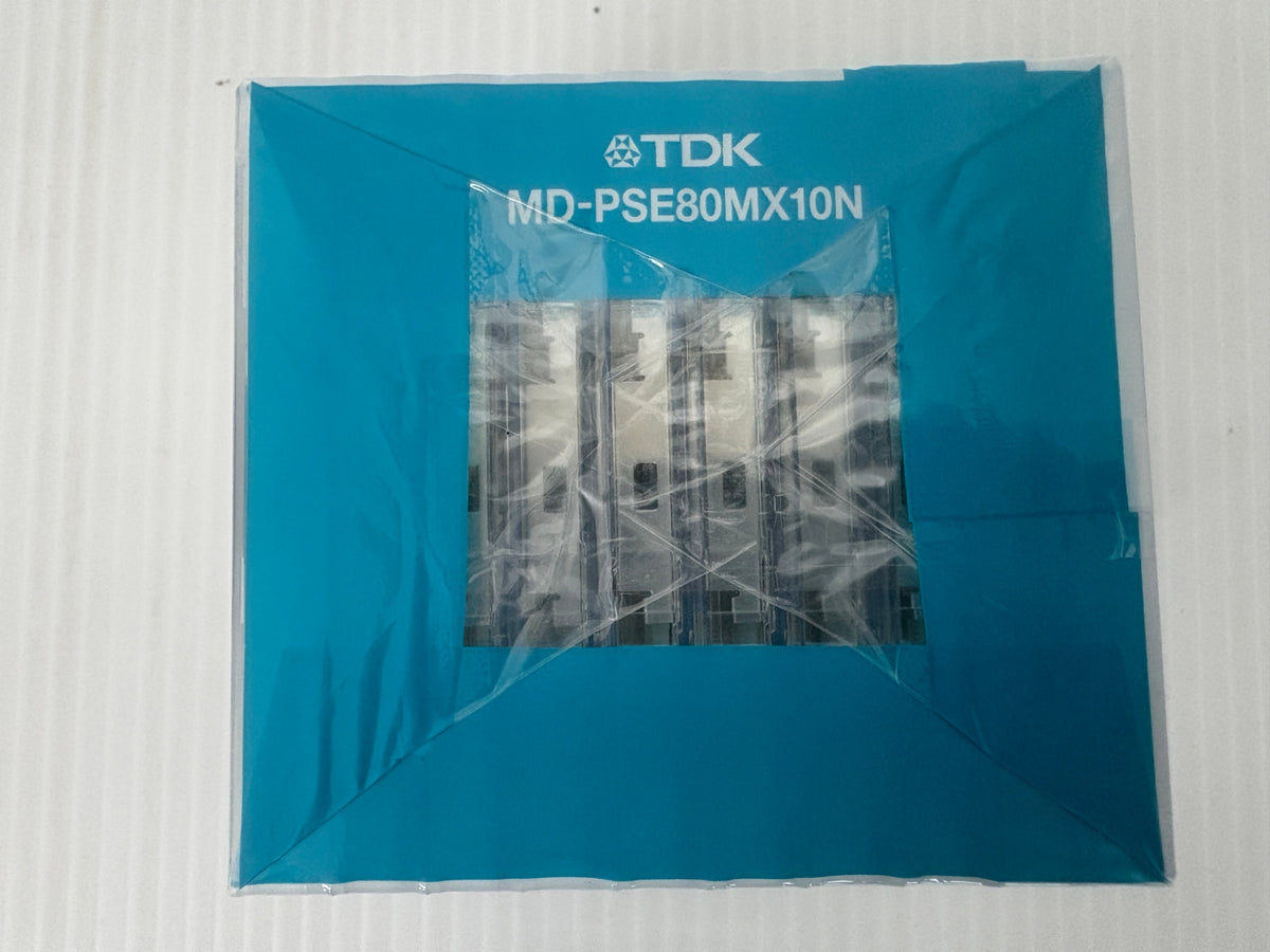 未開封 TDK PoSHE MD 80分 10枚 MD-PSE80MX10N GOLD SILVER ミニディスク 日本製 廃盤