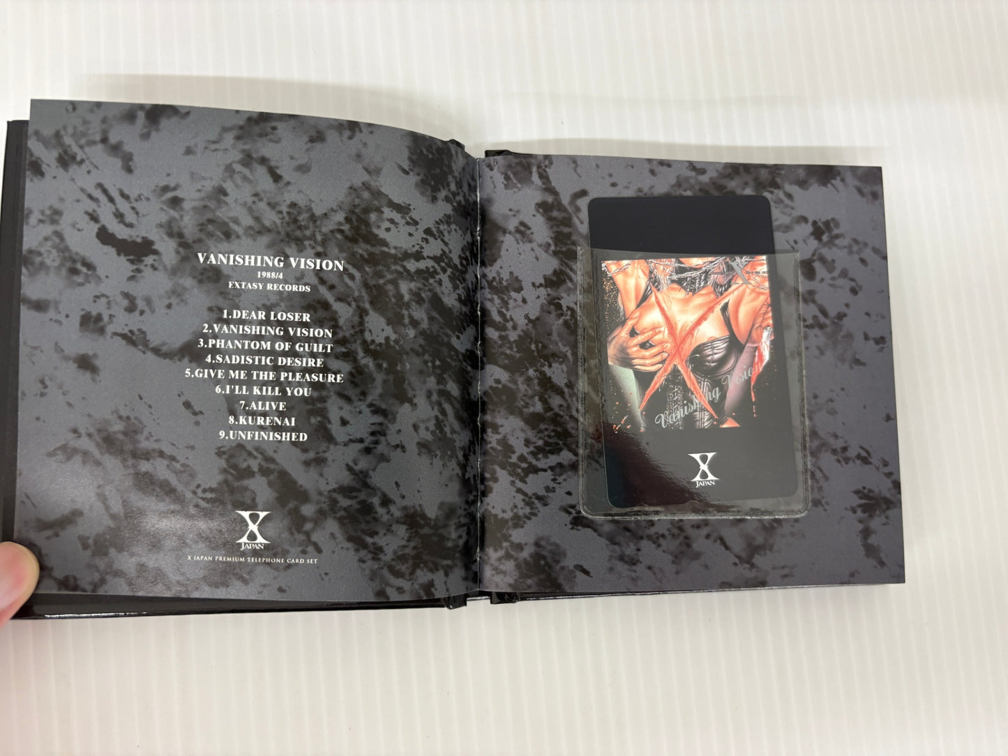 【未使用】X JAPAN PREMIUM TELEPHONE CARD SET テレカ15枚 BOX付 YOSHIKI hide TOSHI 完品
