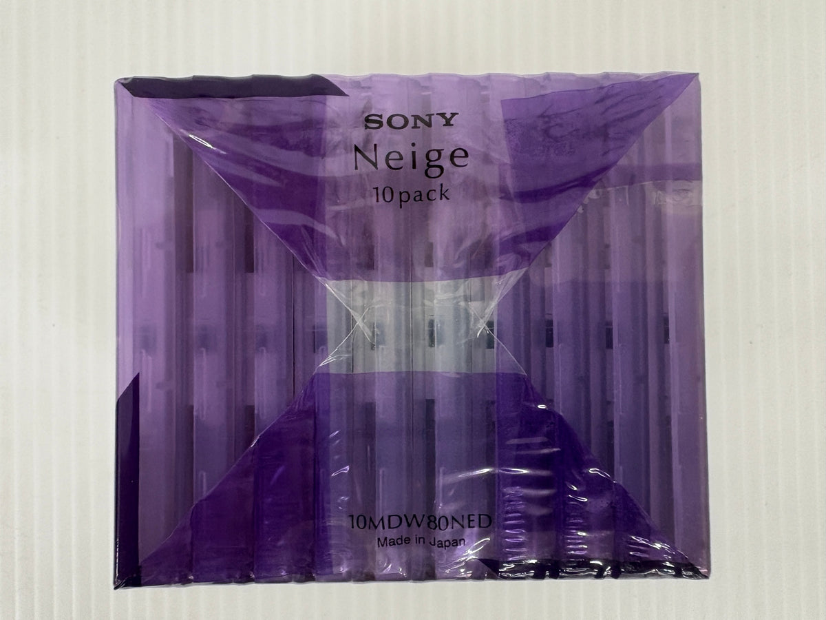 未開封 SONY Neige 録音用MD 80分 10枚 10MDW80NED 日本製