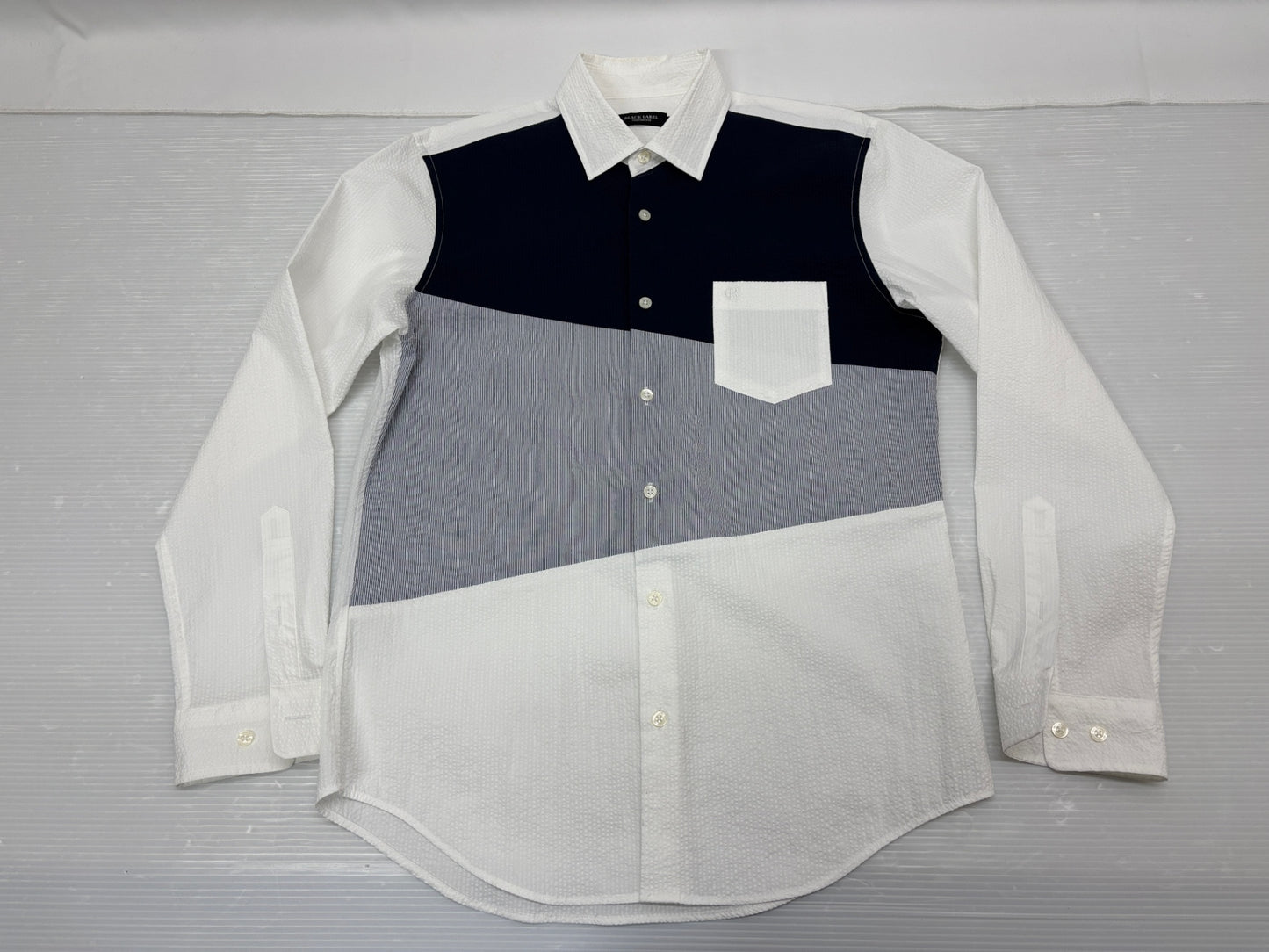 ブラックレーベル クレストブリッジ 長袖 シャツ サイズM BLACK LABEL CRESTBRIDGE