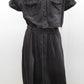 Sacai サカイ ワンピース 20-04930 ブラック コットン100％ 日本製 size:3 中古囗T巛
