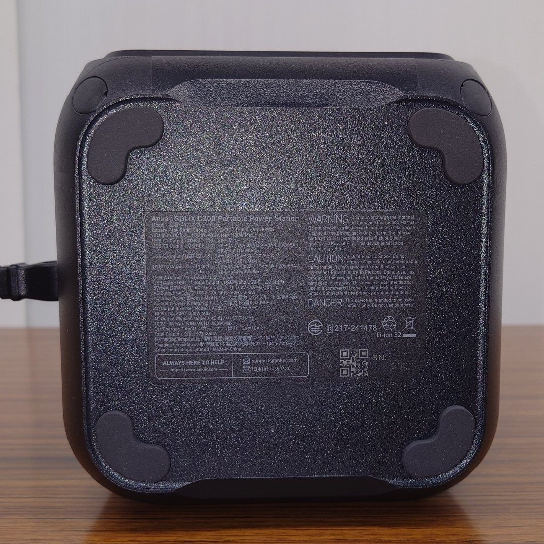 ANKER　アンカー　ポータブル電源「SOLIX C300」　A1722511　囗T巛