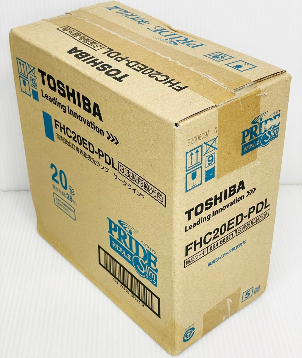 TOSHIBA 東芝 高周波点灯専用形蛍光灯サークライン 昼光色 FHC20ED-PDL 5本セット