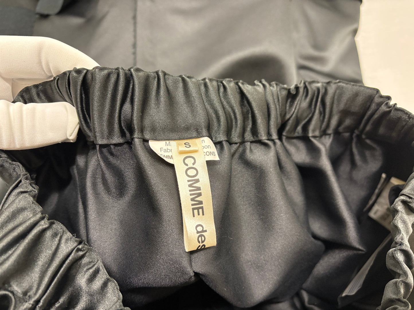 コムデギャルソン GE-S035 テープドスカート ポリエステル サイズS COMME des GARCONS