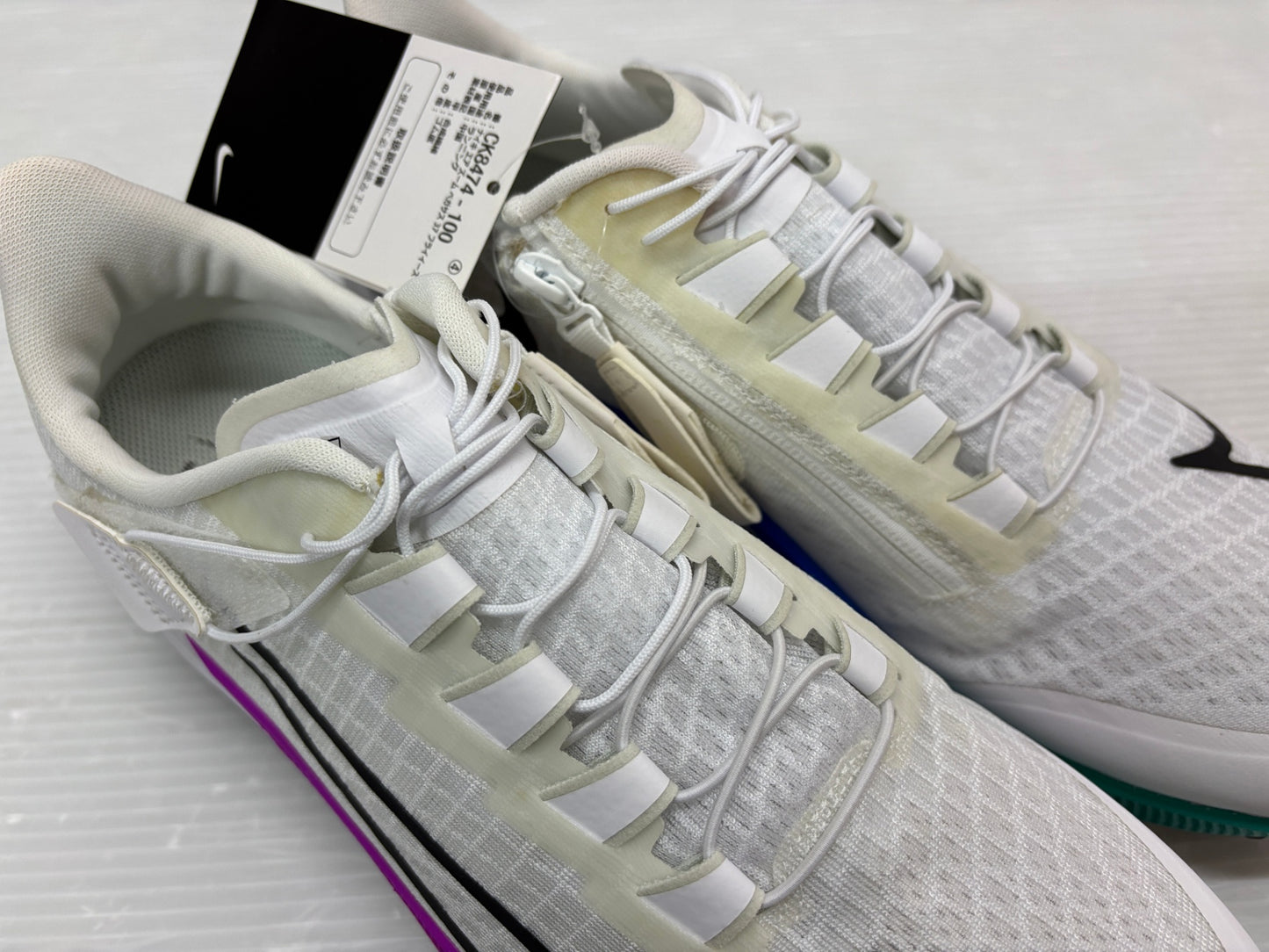 ナイキ エアズームペガサス37 フライイーズ 29.5cm CK8474-100 NIKE AIR ZOOM PEGASUS 37 FLYEASE