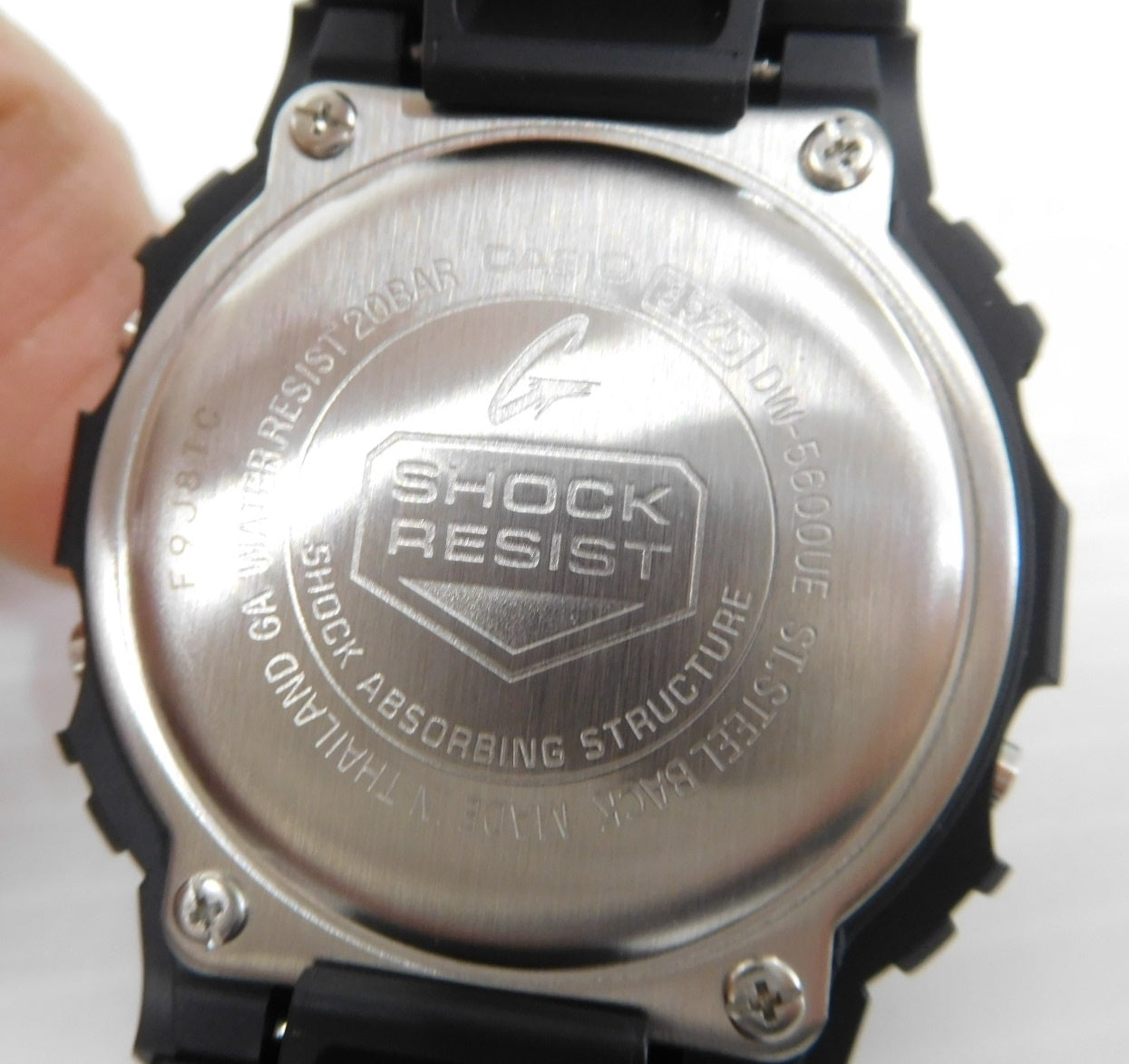美品！CASIO カシオ G-SHOCK デジタル腕時計 DW-5600UE-1JF 説明書・箱あり囗T巛