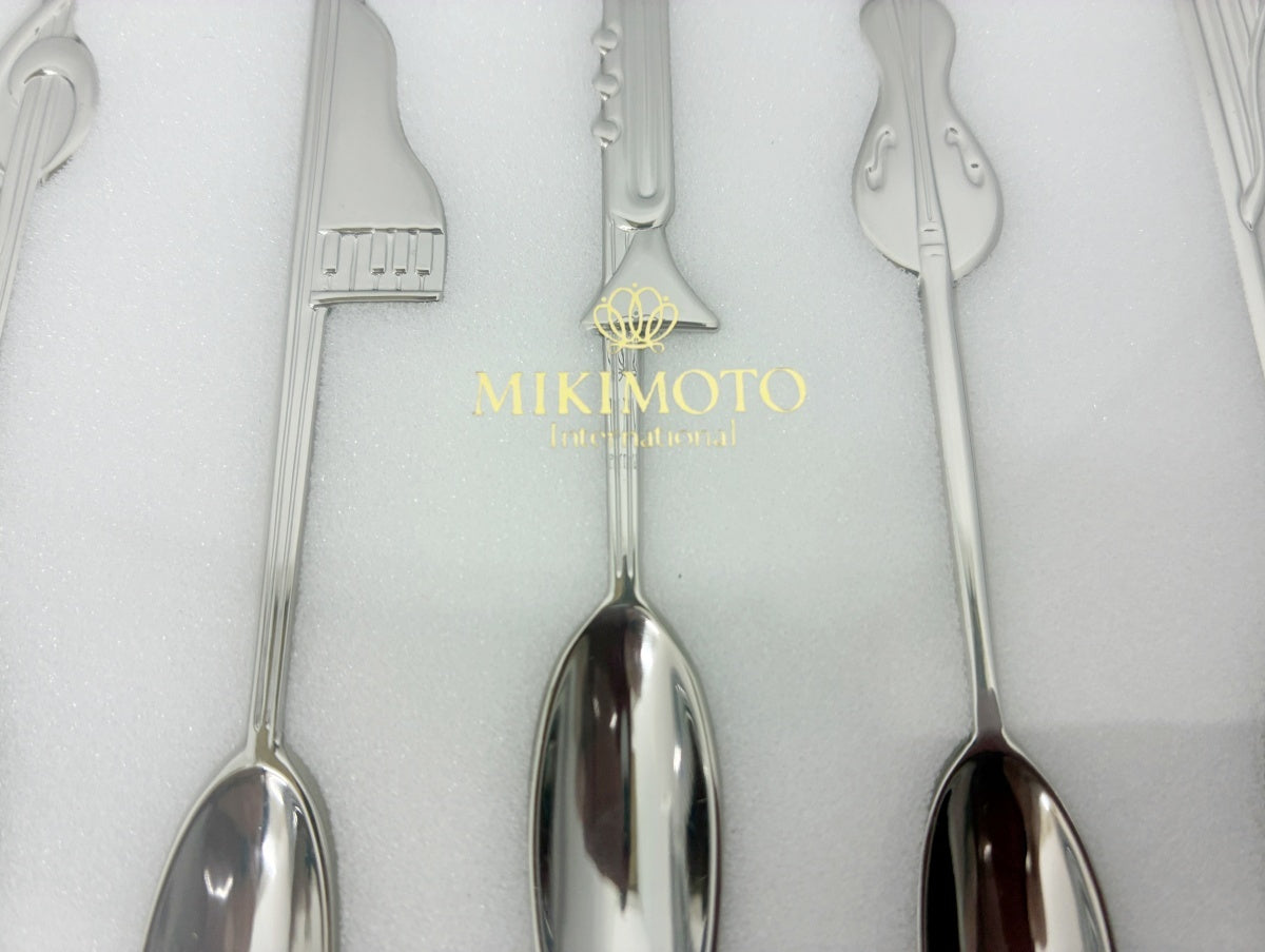 MIKIMOTO 音符・楽器モチーフ スプーンセット