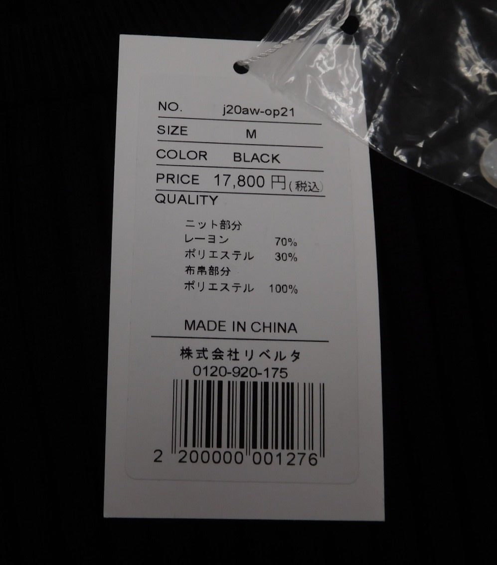 タグ付！JENNE ワンピース ブラック j20aw-op21 size:M囗T巛