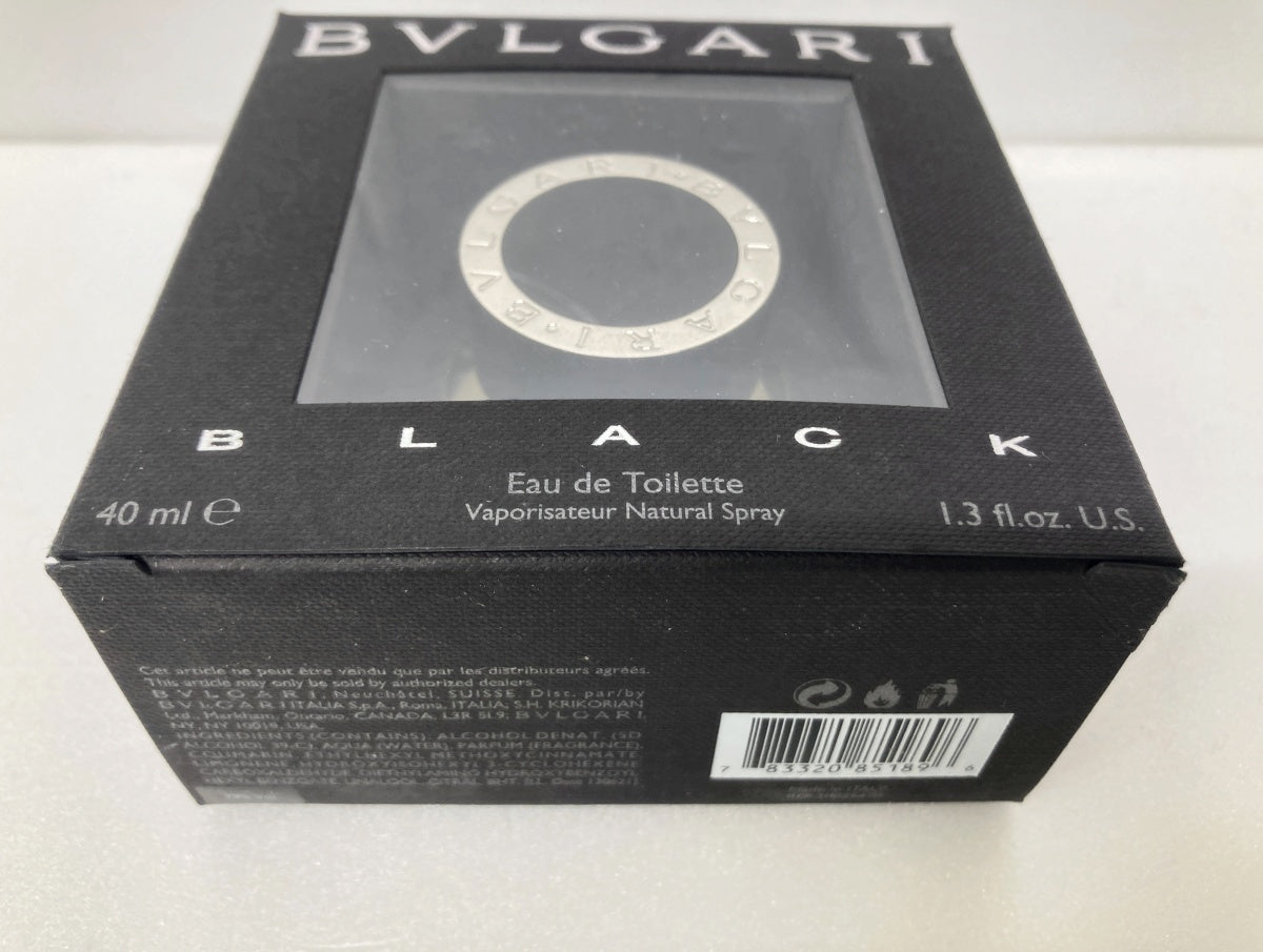 BVLGARI ブラック オードトワレ 40ml 中古品