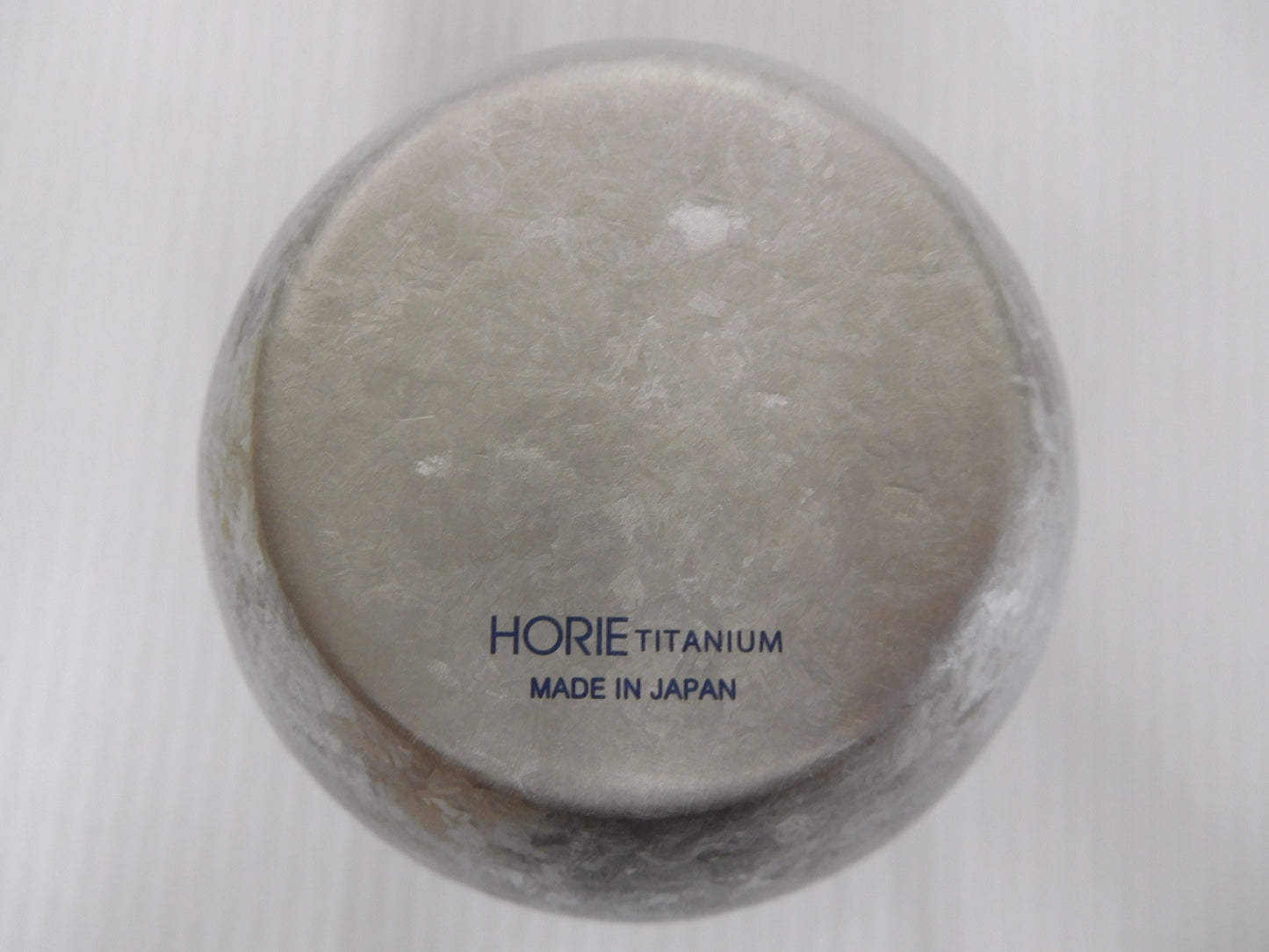 送料無料 HORIE チタン２重タンブラー 窯創り シルバー T07-KMS400囗T巛