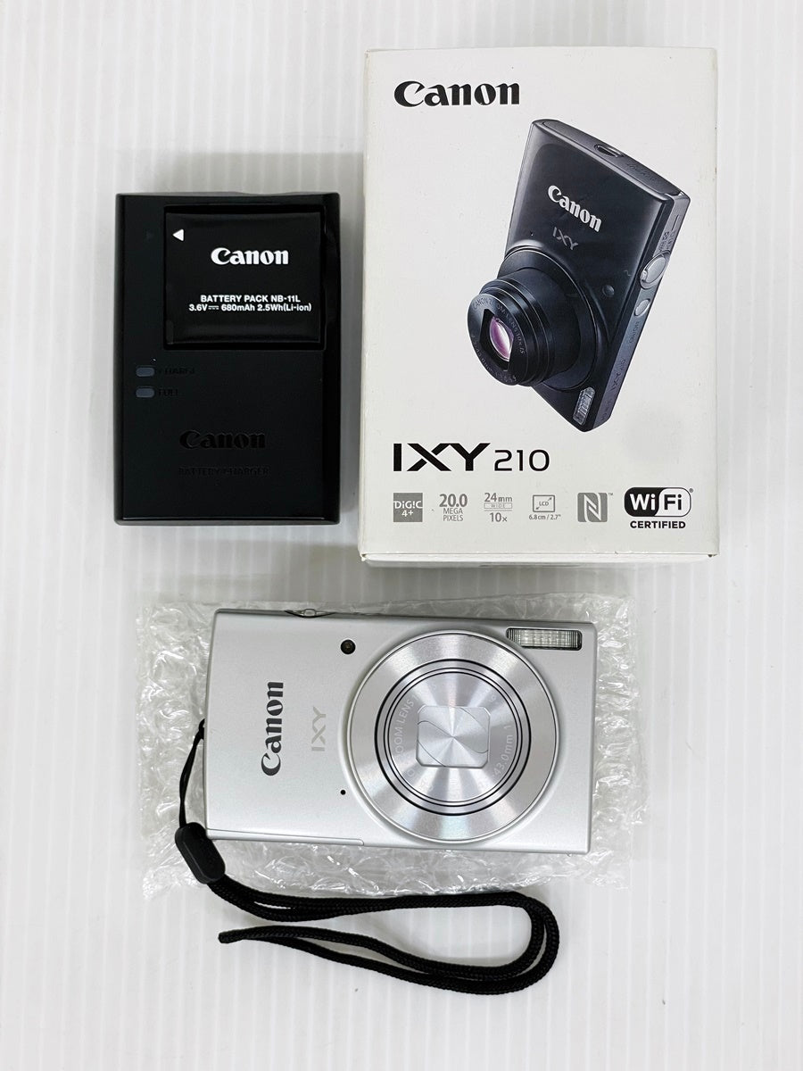 Canon キヤノン IXY 210 コンパクトデジタルカメラ シルバー 2017年製