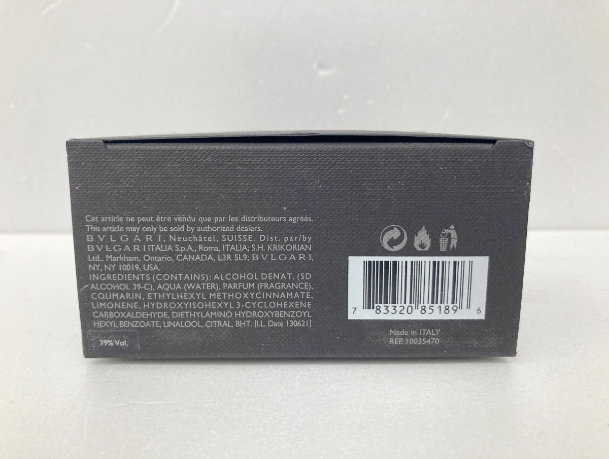 BVLGARI ブラック オードトワレ 40ml 中古品