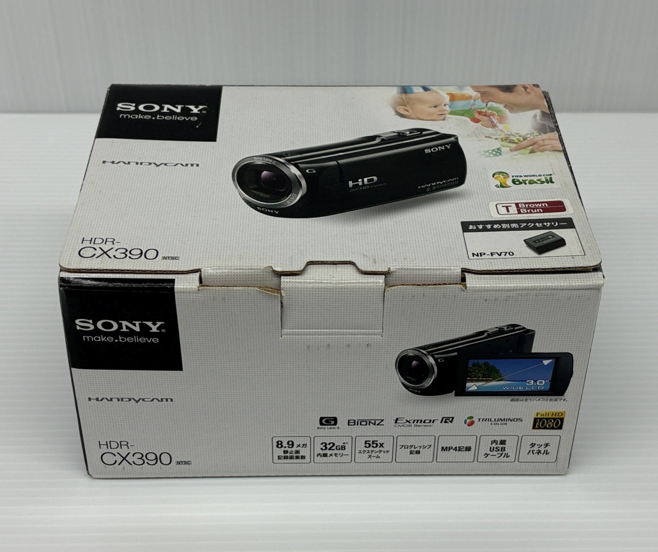 送料無料 SONY デジタルHDビデオカメラレコーダー HDR-CX390
