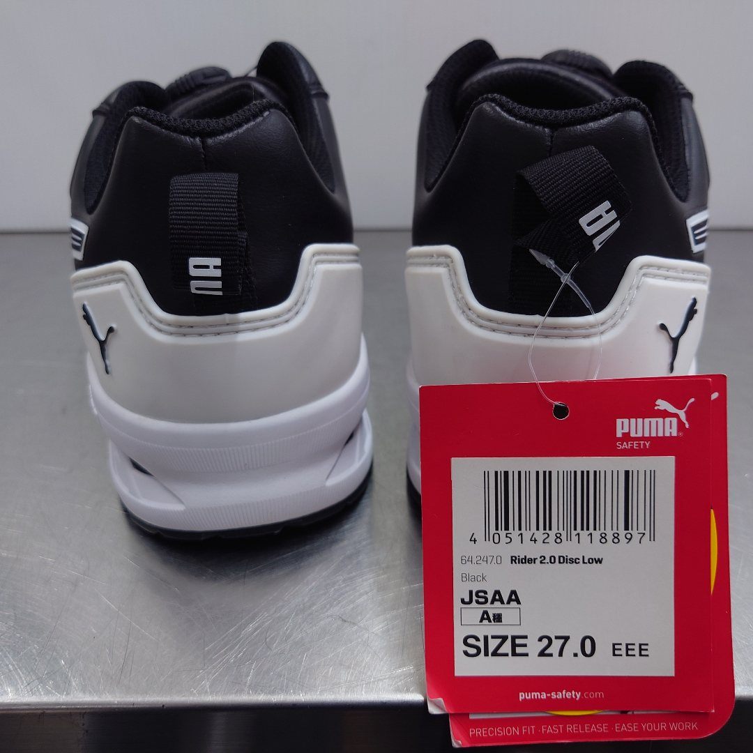 puma　プーマ　BOAプロスニーカー　ブラック　64.247.0-27　サイズ27.0　囗T巛