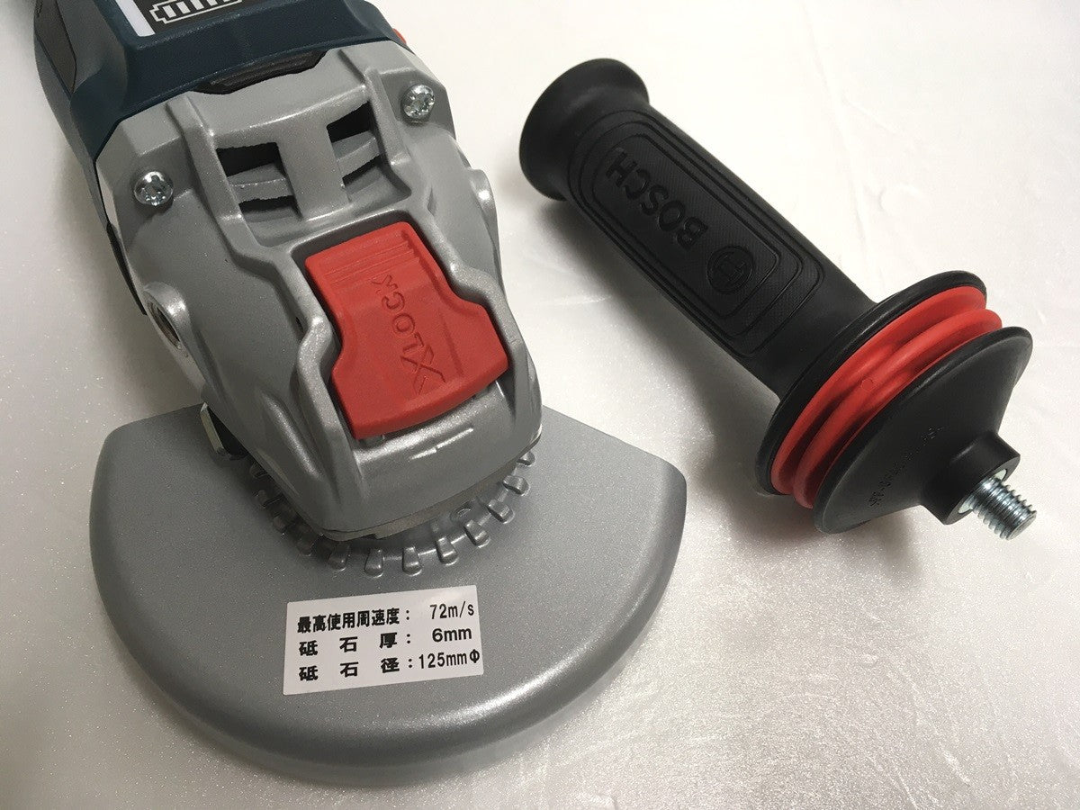 ※送料無料※ BOSCH X-LOCK コードレスディスクグラインダー GWX18V-15SC5J 先端工具付き特別セット 未使用相当 囗G