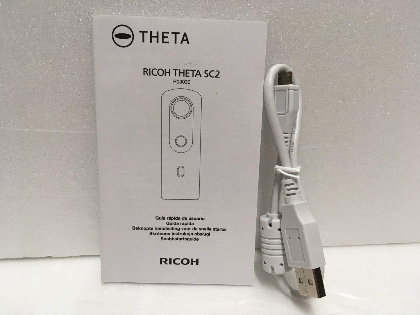 ※送料無料※ RICOH THETA SC2 全天球カメラ R03030 ジャンク品 囗G