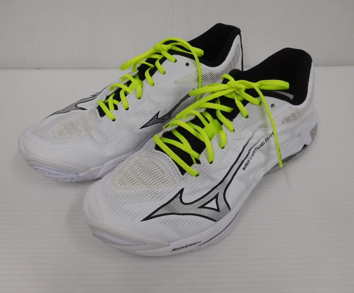 MIZUNO ミズノ WAVE LIGHTNING ELITE ウエーブライトニング エリート バレーボールシューズ V1GA260051 ホワイト×ブラック 2026年モデル 中古 size:24.5cm囗T巛