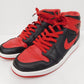 NIKE AIR JORDAN 1 MID BRED TOE DQ8426-060 エアジョーダン1 ミッド ブレッドトゥ 黒赤 スニーカー size:28cm 中古囗T巛