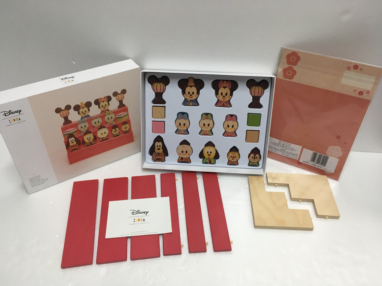※送料無料※ DISNEY KIDEA&BLOCK おひなさま ミッキー ミニー 中古 囗G