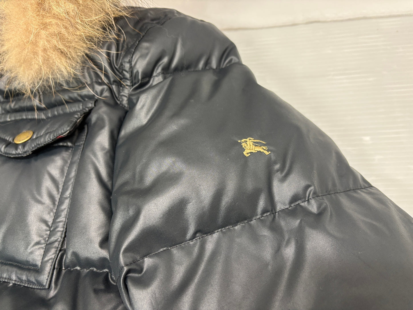 バーバリー ブラックレーベル ダウンジャケット サイズM BURBERRY BLACK LABEL