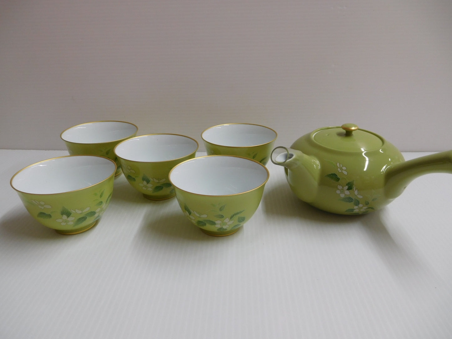 送料無料 香蘭社 山吹 茶器揃 囗T巛