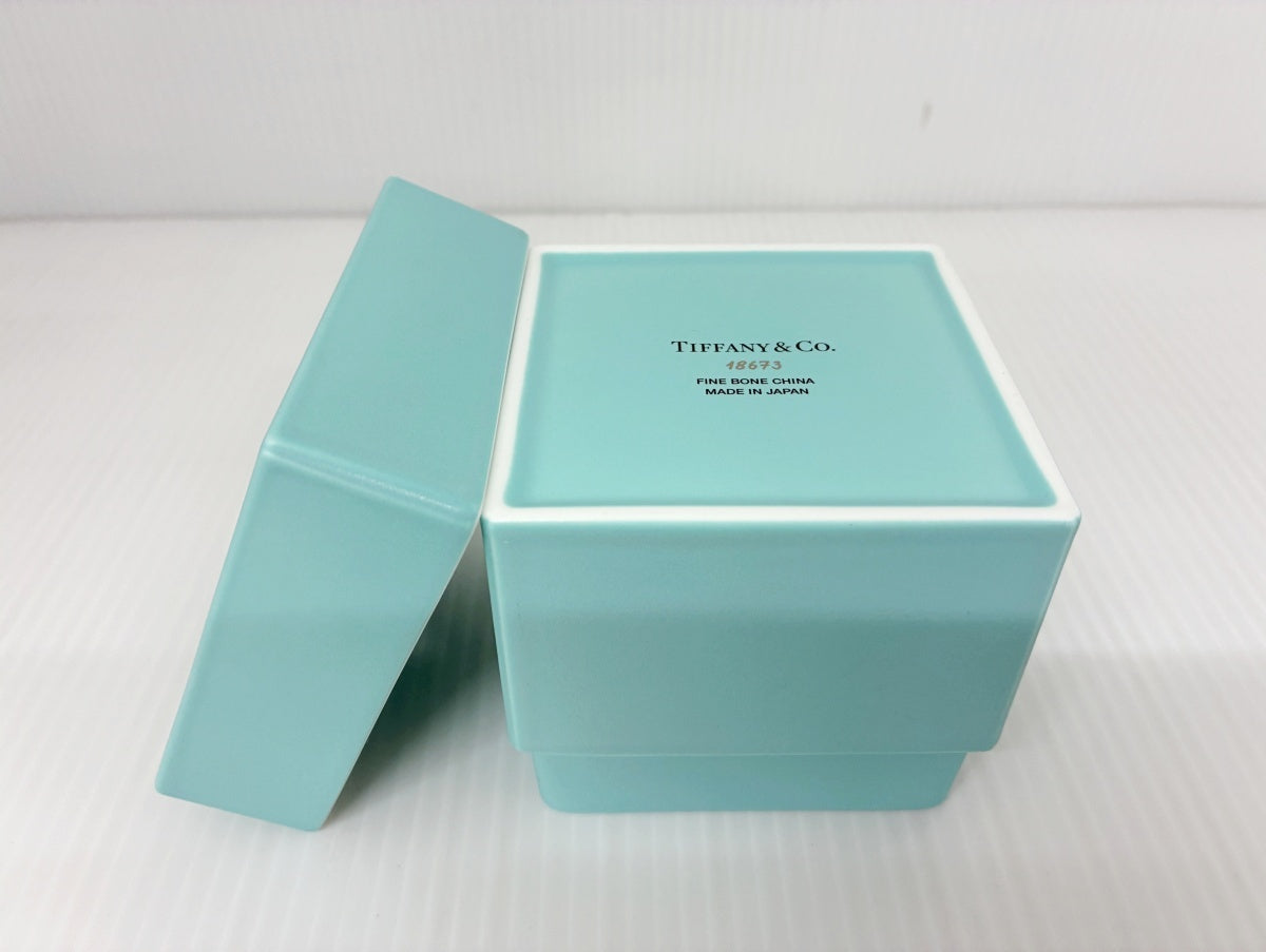 TIFFANY＆CO. 陶器製ブルーボックス ボーンチャイナ