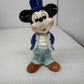 Disney ミッキー＆ミニー 陶器フィギュリン オルゴール動作品 ペアセット 日本製 Walt Disney Company レトロ 置物