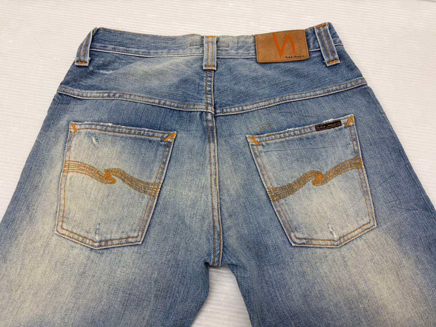 ヌーディージーンズ USED加工 デニムパンツ チェーンステッチ W30 L30 NJ2224 EVEN STEVEN イーブン スティーブン Nudie Jeans