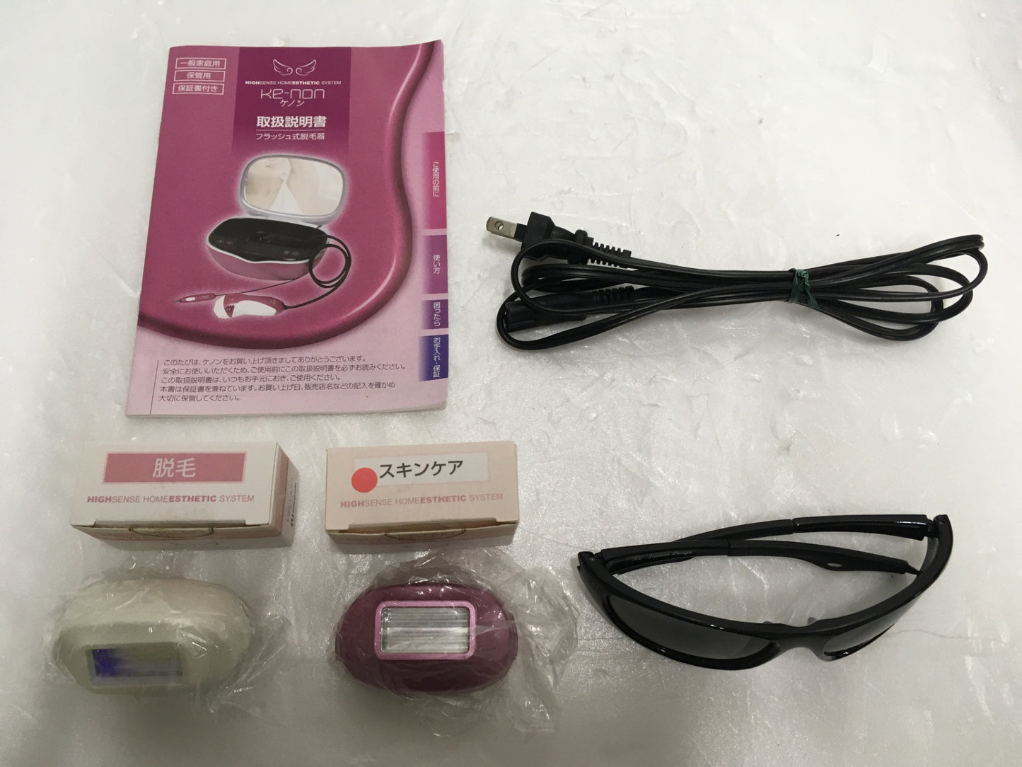 ※送料無料※ ke-non ケノン フラッシュ式脱毛器 NIPL-2080 ver.4.1 中古 ジャンク品 囗G