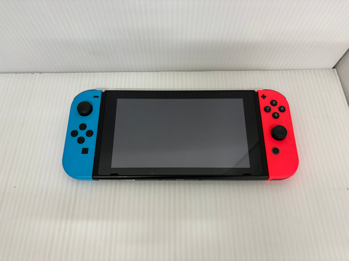 【ジャンク】任天堂 Nintendo Switch HAC-001 本体＋Joy-Con ネオンブルー／ネオンレッド 通電OK 上方向入力不良