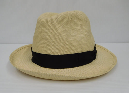 タグ付！BORSALINO ボルサリーノ 中折れパナマハット イタリア製 size:63囗T巛