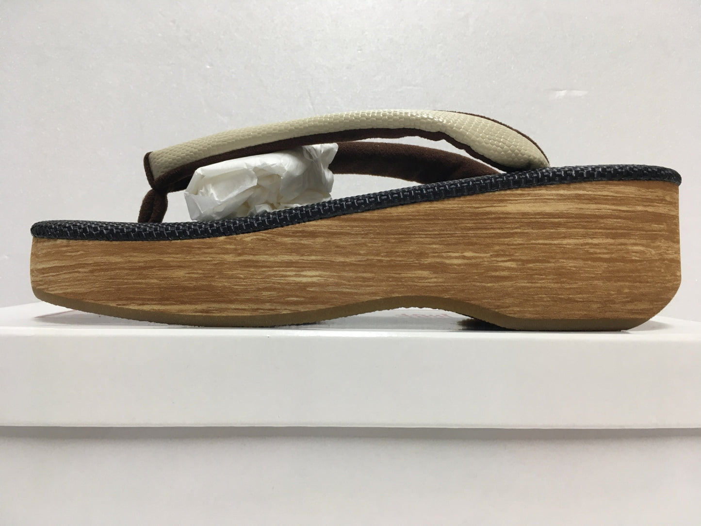 ※送料無料※ 菱屋謹製 カレンブロッソ カフェ草履 No.20 サイズM 囗G