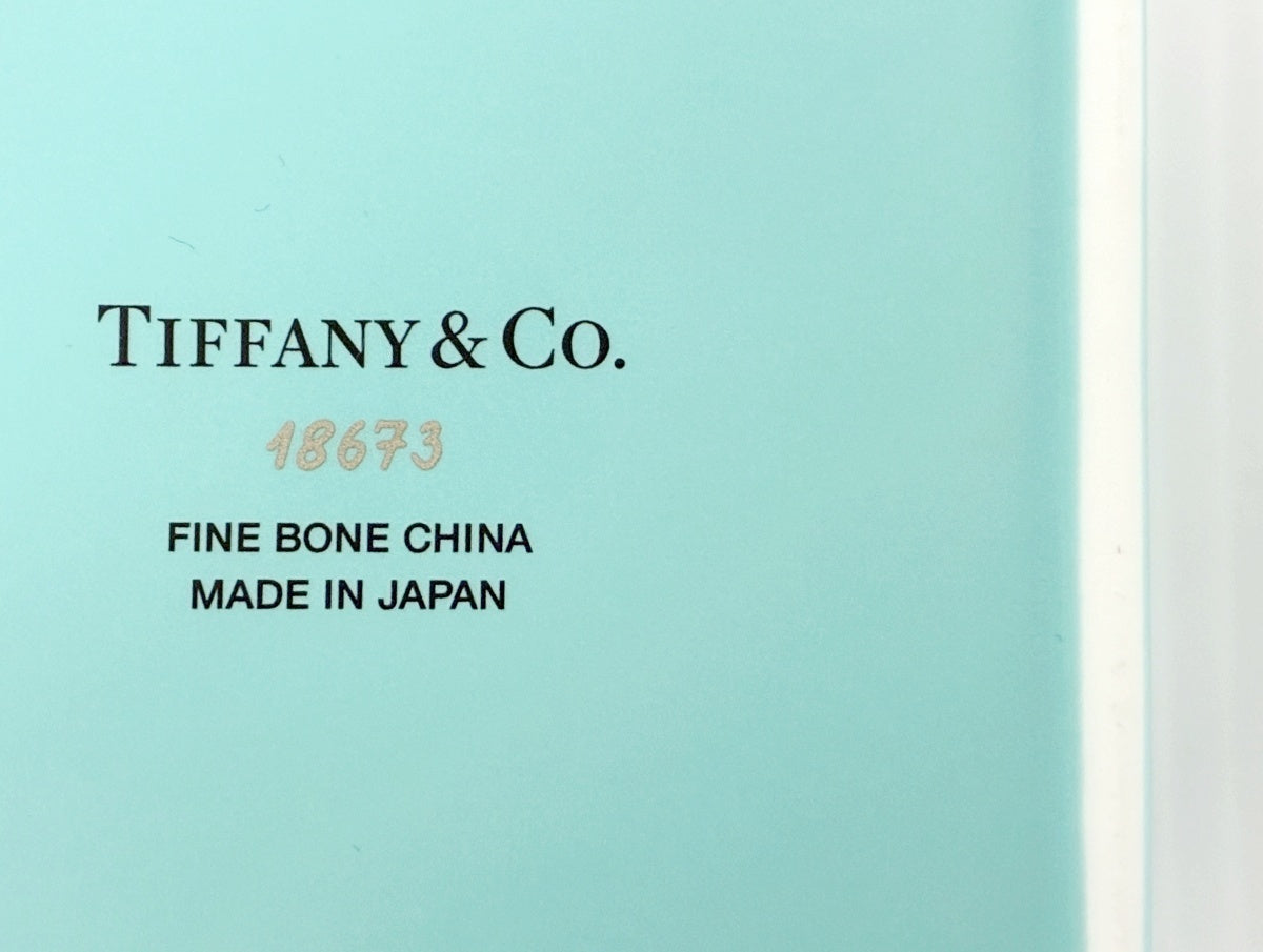 TIFFANY＆CO. 陶器製ブルーボックス ボーンチャイナ