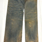 リーバイス LVC 27501-0004 デニムパンツ ジーンズ ダメージ リペア加工 W36 日本製 Levi's Vintage Clothing