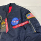アルファ MA-1 フライトジャケット サイズL TA-0113 NASA APOLLO JAPAN FIT