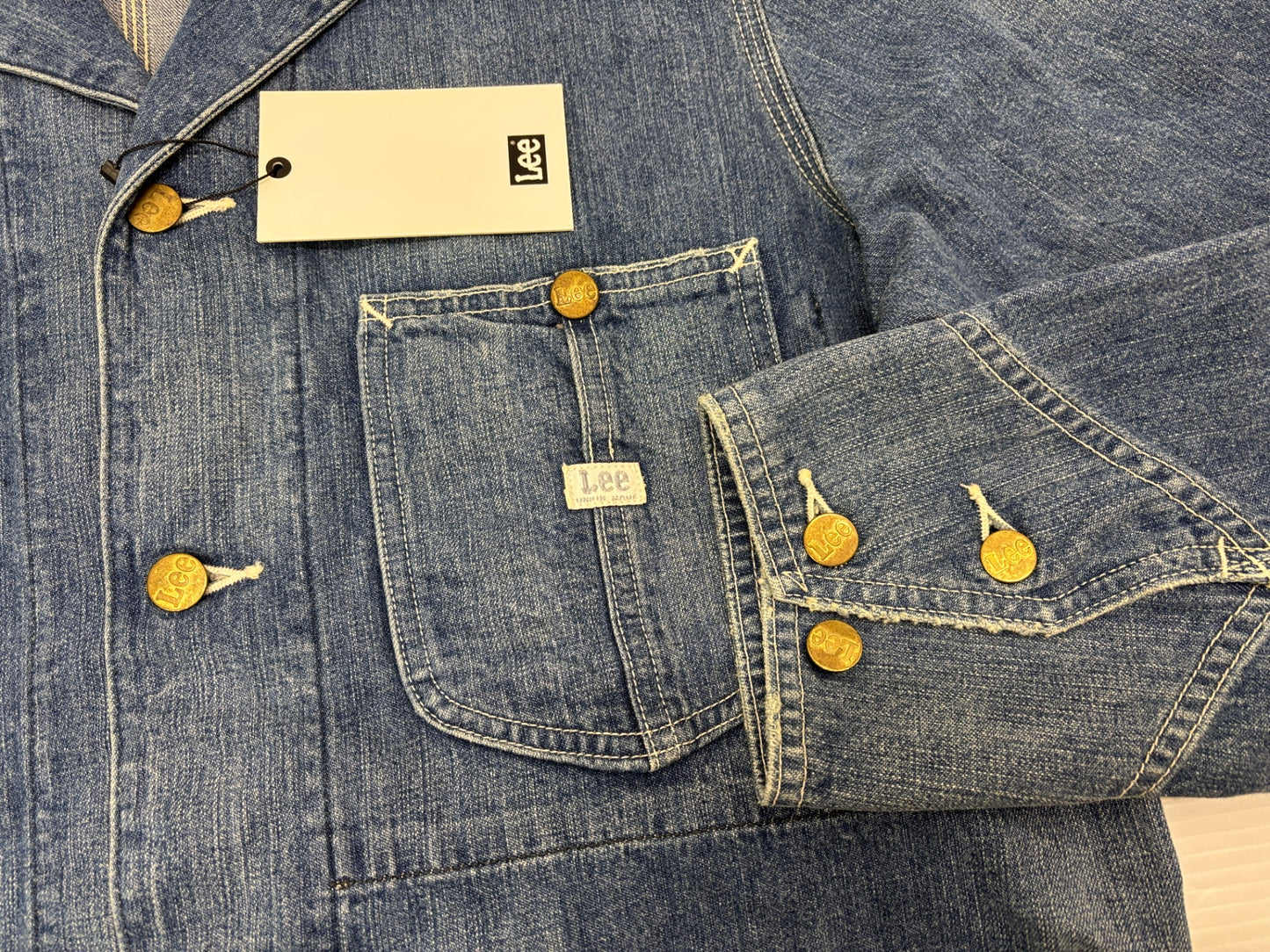 Lee LT0584 カバーオール 美品 LOCO JACKET リー ロコ デニム ジャケット USED加工 サイズL