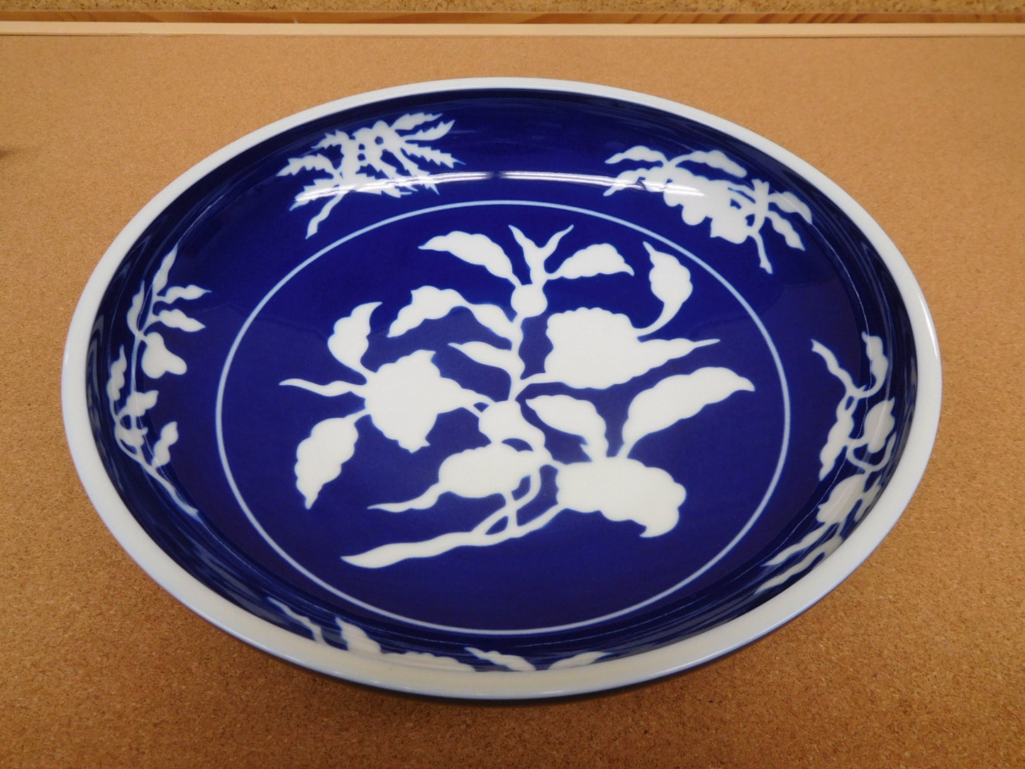 送料無料 深川製磁 草花俺枝盛皿ペア紅茶セット囗T巛