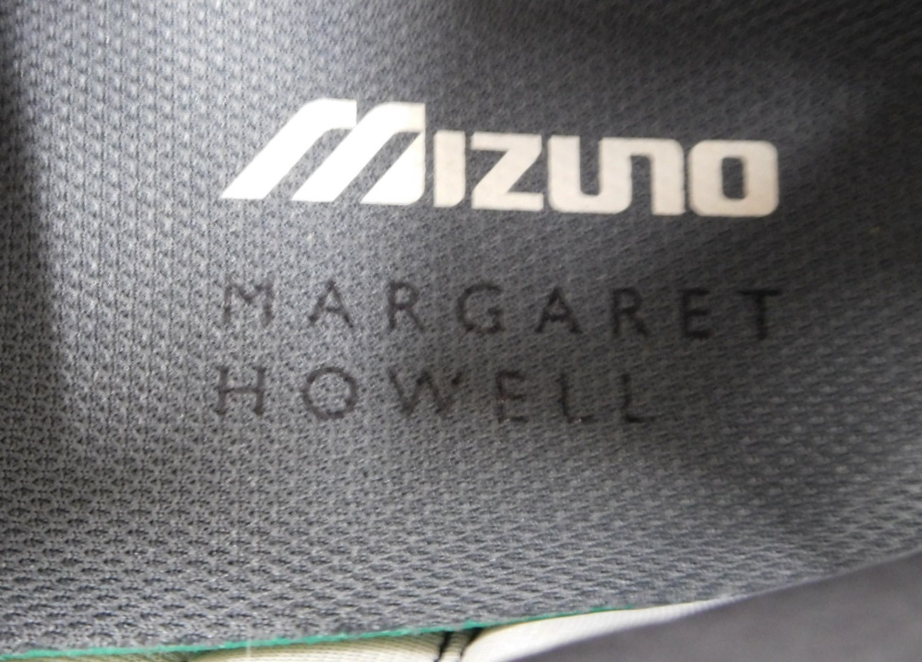 MIZUNO MARGARET HOWELL ミズノ マーガレットハウエル コラボ ローカットスニーカー ブラック D1GA176809 size:26cm囗T巛