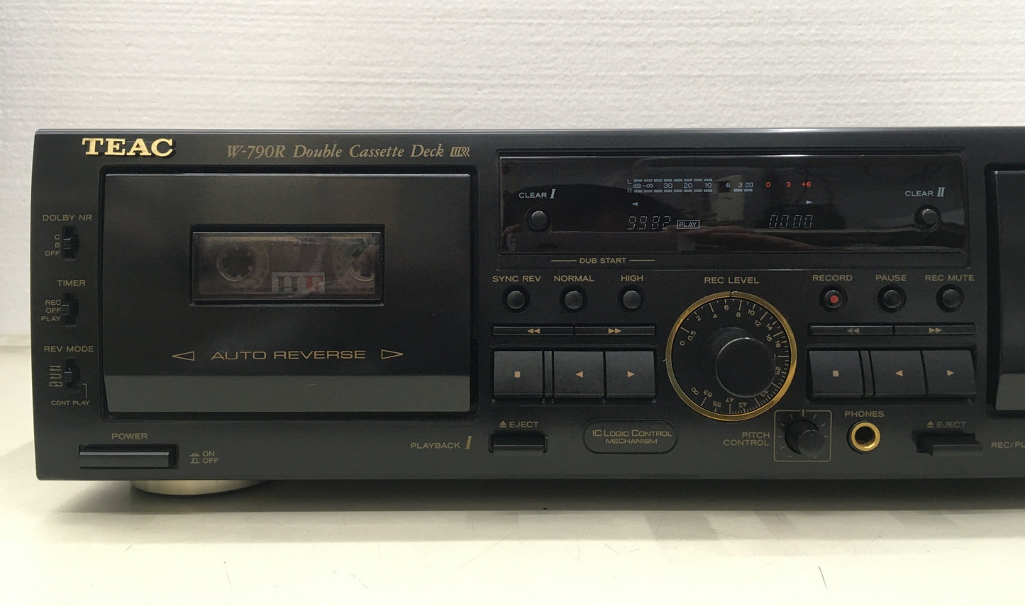 ※送料無料※ TEAC ティアック ダブルカセットデッキ W-790R 2002年製 ジャンク品 囗G