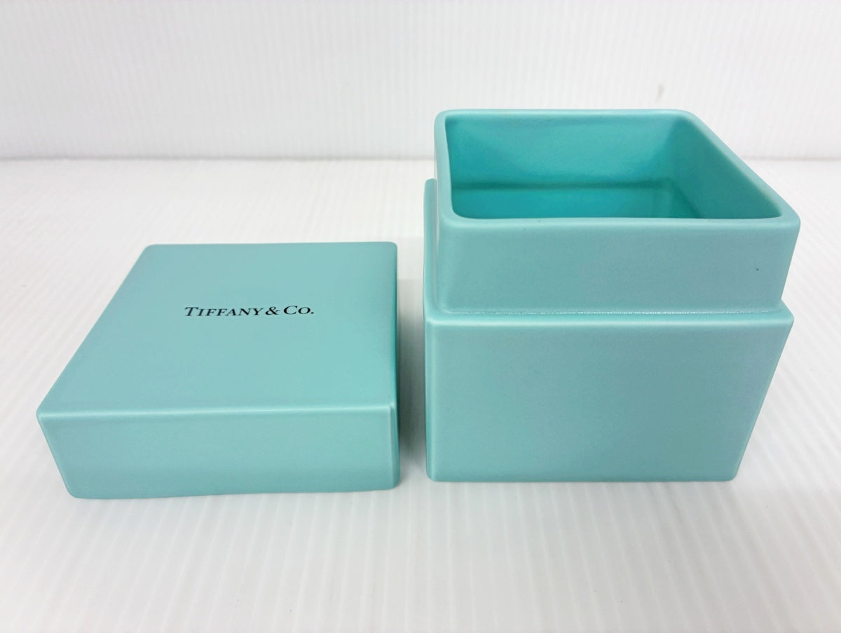 TIFFANY＆CO. 陶器製ブルーボックス ボーンチャイナ