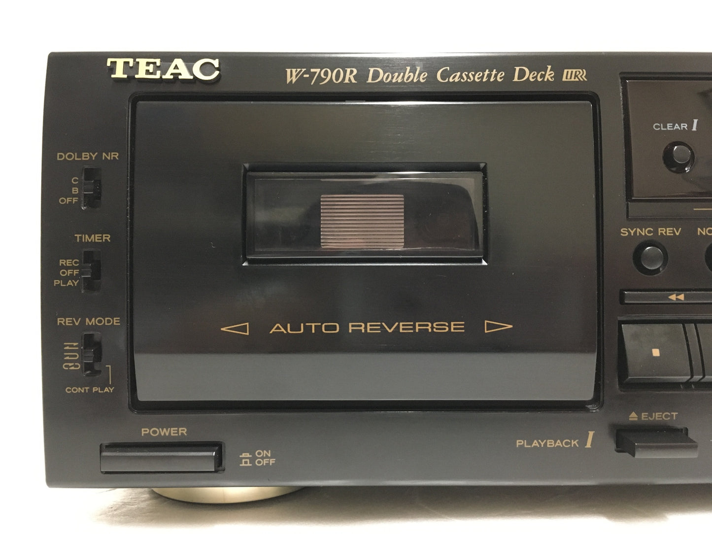 ※送料無料※ TEAC ティアック ダブルカセットデッキ W-790R 2002年製 ジャンク品 囗G