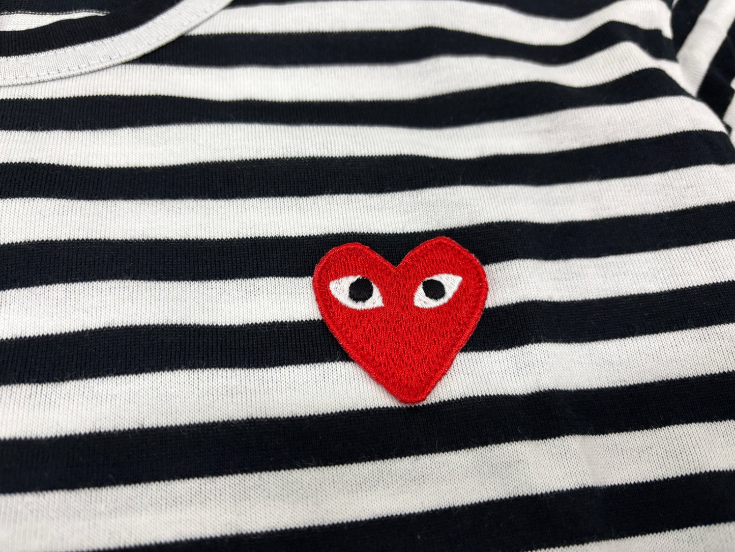 プレイ コムデギャルソン ボーダー 長袖 Tシャツ ロンT サイズS COMME des GARÇONS PLAY